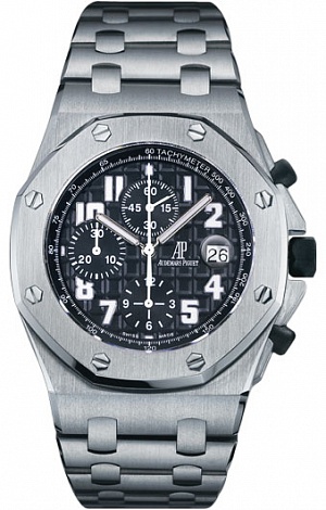 Review Audemars Piguet Royal Oak Offshore Chronograph Titanium 26170TI.OO.1000TI.06 Replica watch - Click Image to Close